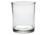 Theelichthouder - glas - 8,3 x 6,9 cm - set van 12