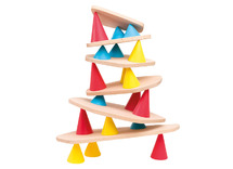 Bouwset - Piks - kleurrijke kegels - medium - per set