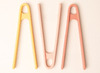 Open-ended - pincetten - Inspire My Play PlayTRAY Tongs - coral, yellow - accessoire - per set