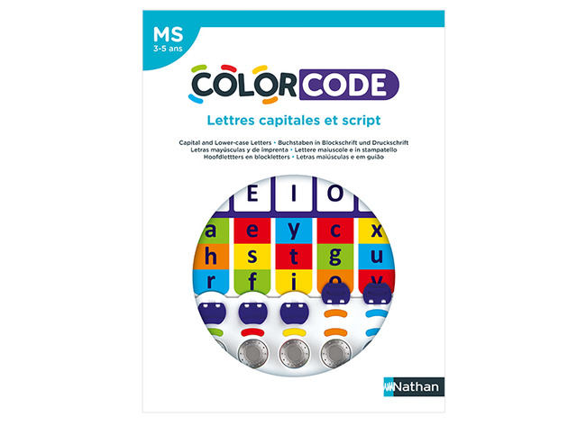 Spel - Nathan ColorCode - hoofdletters en kleine letters - per set