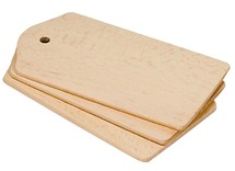 Broodplank - hout - 22 x 12 cm - zonder handvat - per stuk