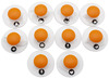 Stempels - verfstempels - foam - 6 cm - set van 50 assorti