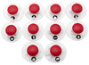 Stempels - verfstempels - foam - 6 cm - set van 50 assorti