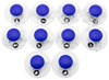 Stempels - verfstempels - foam - 6 cm - set van 50 assorti