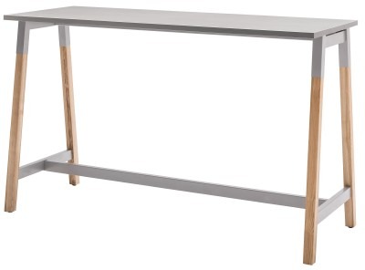 TAFEL - TOOGTAFEL - HOUTEN POTEN - 180 X 70 CM