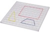 GEOBORDEN - TRANSPARANT - SET VAN 6