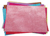 Karton - knutselkarton - glitter - A4 - 200 g - set van 10 assorti