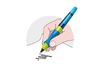 Pen - rollerpen - ergo grip - per stuk