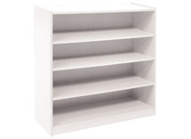 Kast - Basic 1 M - Met 3 Planken - wit - per stuk