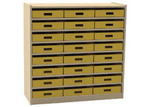 KAST BASIC 1 M - MET 7 PLANKEN EN 24KISTEN