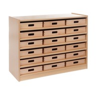 KAST BASIC 1 M - MET 7 PLANKEN EN 24KISTEN