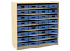 KAST BASIC 1 M - MET 7 PLANKEN EN 24 KISTEN