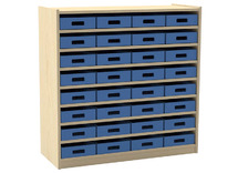 KAST BASIC 1 M - MET 7 PLANKEN EN 24 KISTEN