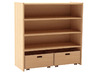 KAST BASIC 1 M - MET 3 PLANKEN EN 2 ROLKISTEN