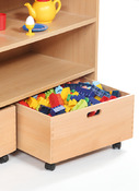 KAST BASIC - MET 2 PLANKEN EN 2 ROLKISTEN