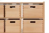 KAST BASIC - RUIMTEDELINGSKAST MET 15 KISTEN - ZONDER RUG