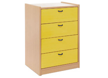 KAST BASIC - 1 KOLOM - MET 4 LADEN