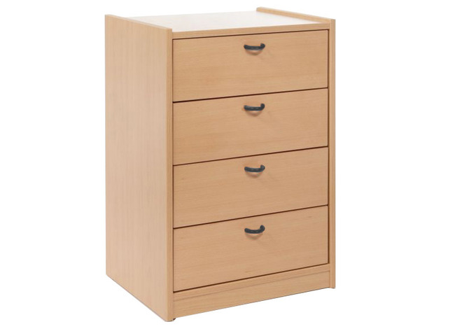 ARMOIRE BASIC 1 COLONNE, 4 TIROIRS