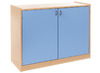 KAST BASIC - MET 2 PLANKEN EN 2 DEUREN