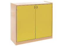 KAST BASIC 1 M - MET 3 PLANKEN EN 2 DEUREN