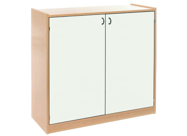 KAST BASIC 1 M - MET 3 PLANKEN EN 2 DEUREN