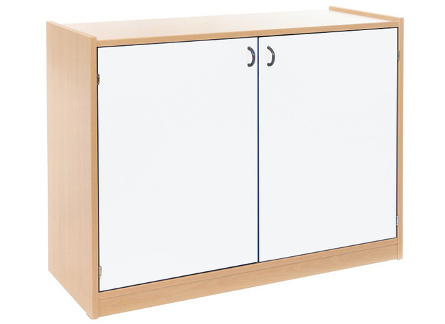 KAST BASIC - MET 2 PLANKEN EN 2 DEUREN