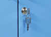 KAST BASIC - HOGE KAST MET 5 PLANKEN EN 2 DEUREN - MET SLOT - 60D