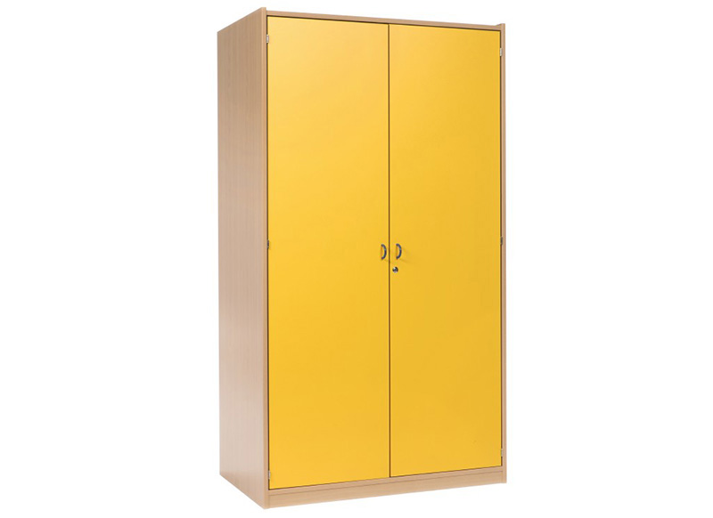 ARMOIRE BASIC, HAUTE, 5 PLANCHES, 2 PORTES AVEC SERRURE, P 40