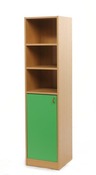 AANBOUW PLUS - SOKKELKAST MET 4 PLANKEN EN 1 DEUR - GEKLEURD