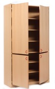 KAST BASIC - HOGE KAST MET 4 DEUREN