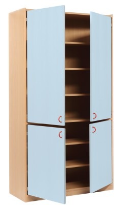 KAST BASIC - HOGE KAST MET 4 DEUREN