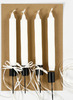 Kandelaar - metalen - set van 4