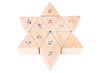 Geluidsdozen - tickit Sound Prism Set - 5 x 6 cm - hout - set van 12