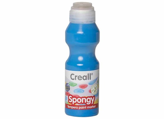Verfdotters - Creall Spongy - blauw - fles van 70 ml