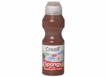 Verfdotters - Creall Spongy - bruin - fles van 70 ml