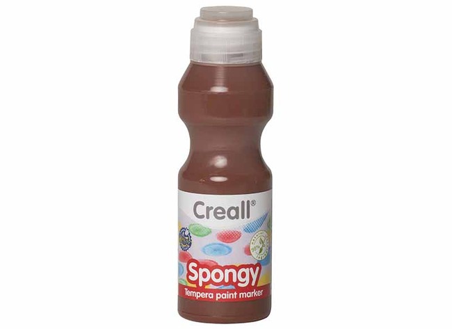Verfdotters - Creall Spongy - 70 ml - bruin - per stuk