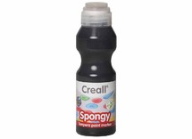 Verfdotters - Creall Spongy - zwart - fles van 70 ml