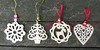 Hangers - hout - kerstboom - kerst - per stuk