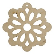 Hangers - hout - kerstboom - kerst - per stuk
