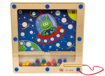 Fijne motoriek - Gogo Toys - Mijn droomwereld - magnetisch - houten spelbord - per spel