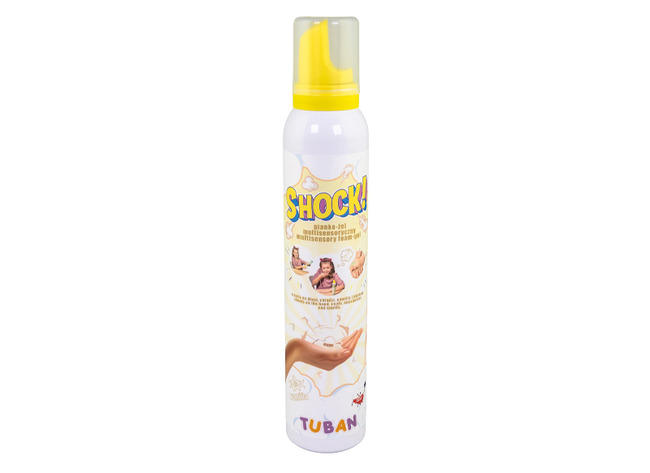 Foam-gel - knetterschuim - Tuban Shock! vanille - sensorisch - 200 ml - per stuk