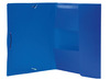 Mappen - elastomap - A5 - met kleppen - kunststof - blauw - per stuk