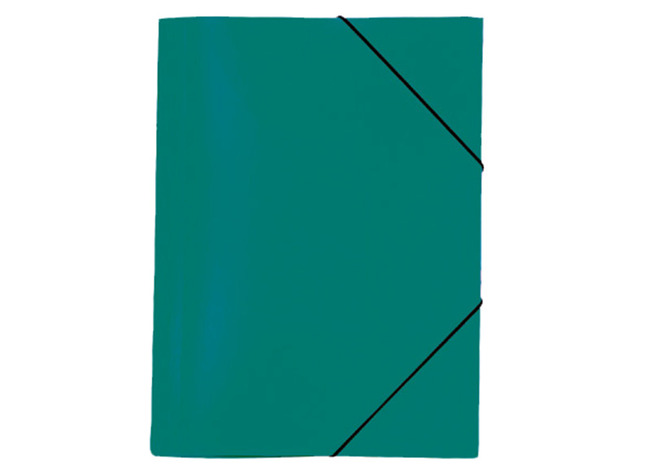 Mappen - elastomap - A5 - met kleppen - kunststof - groen - per stuk