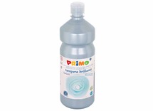 Verf - plakkaatverf - Primo Tempera Brillante - zilver - fles van 1 l