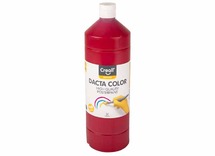 Verf - plakkaatverf - Creall Dacta Color - donkerrood - fles van 1 l