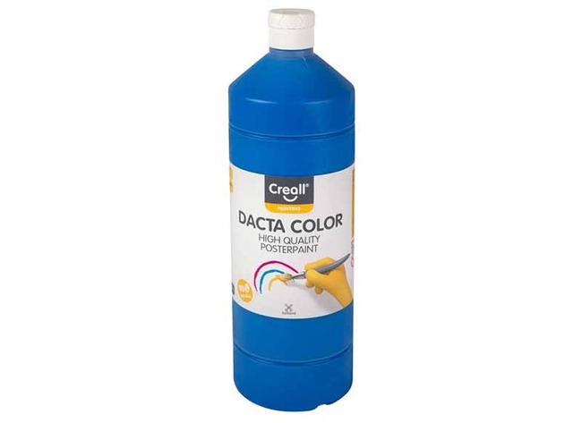 Verf - plakkaatverf - Creall Dacta Color - lichtblauw - fles van 1 l