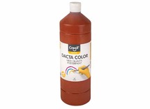 Verf - plakkaatverf - Creall Dacta Color - lichtbruin - fles van 1 l