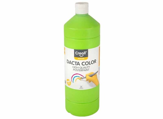Verf - plakkaatverf - Creall Dacta Color - 1 l - lichtgroen - per stuk