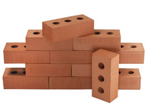 Bouwset - XL blokken - bakstenen - foam - set van 50