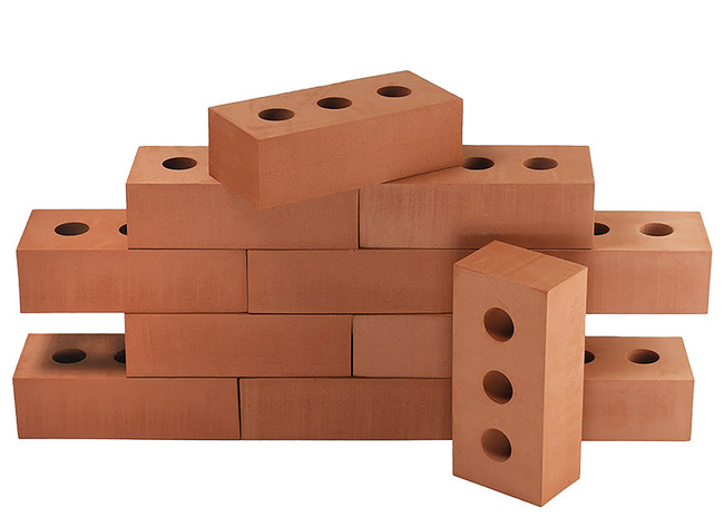 Bouwset - XL blokken - bakstenen - foam - set van 50
